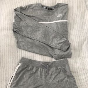 Nike Grey Two Piece Set